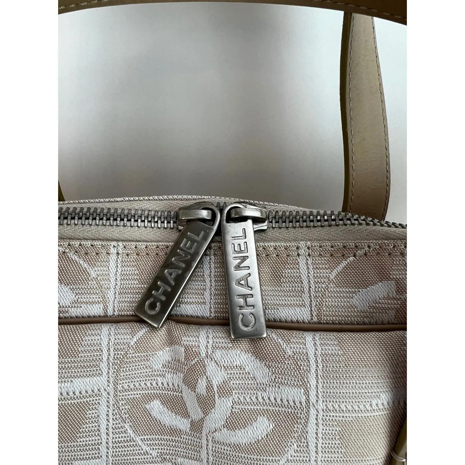 Chanel Canvas Nylon Travel Briefcase Attache Bag 