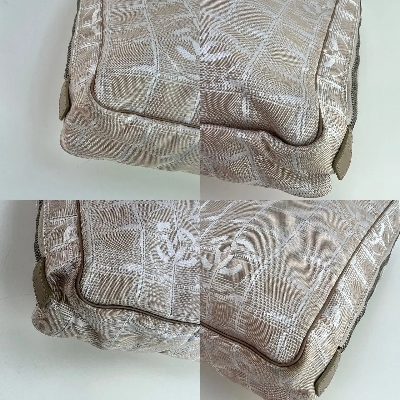 Chanel Canvas Nylon Travel Briefcase Attache Bag 