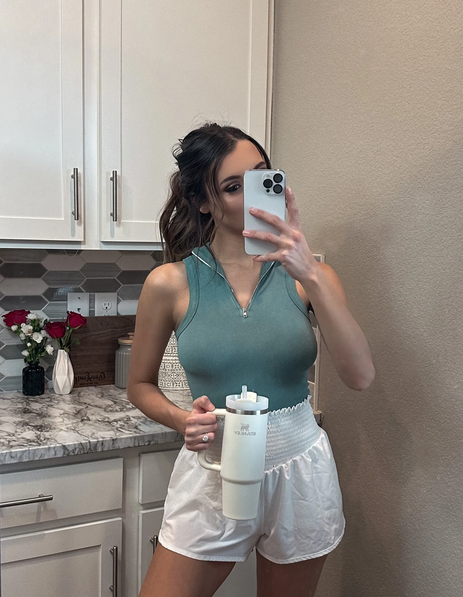 CHAVONNE REVERSIBLE ZIP UP TANK