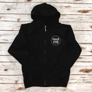 Checkered "Man Cub" Zip Up Hoodie