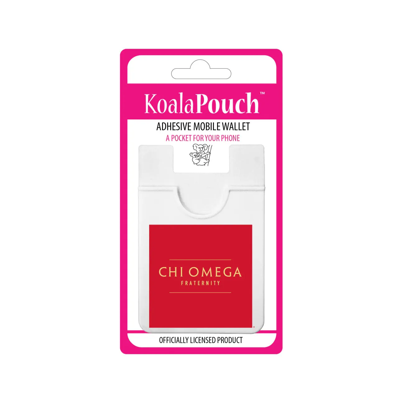 Chi Omega Koala Pouch Phone Wallet