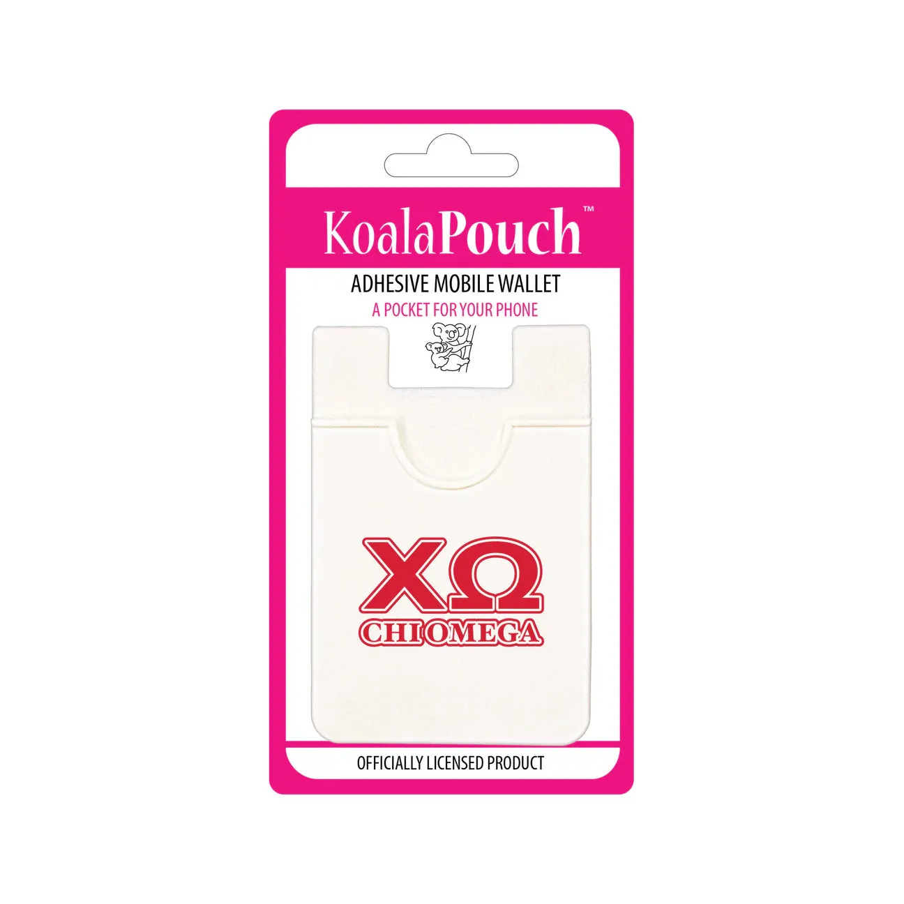 Chi Omega Koala Pouch Phone Wallet
