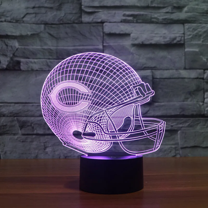 Chicago Bears NFL 3D Color Changing Light