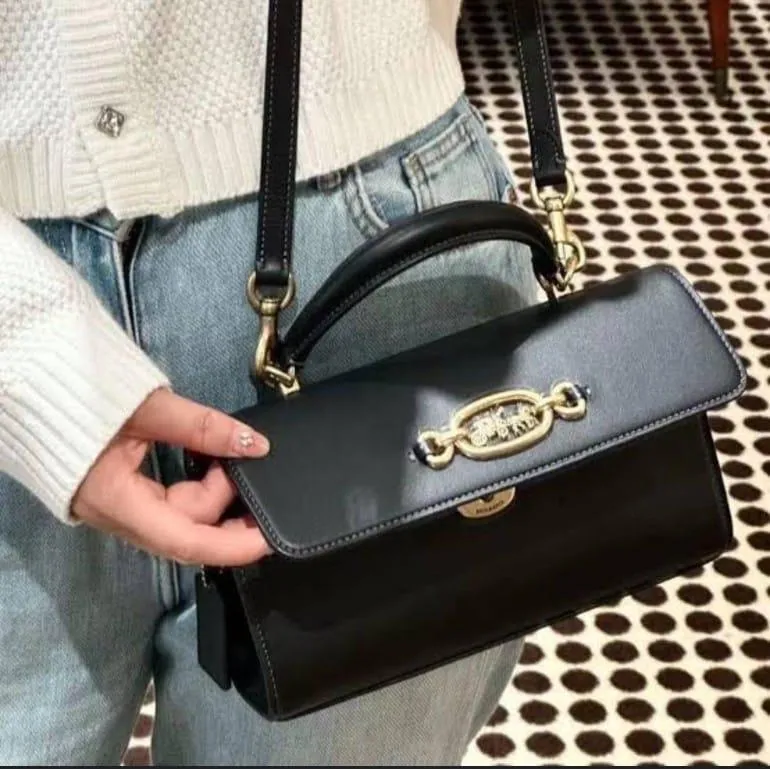 COACH HARLOW TOP HANDLE