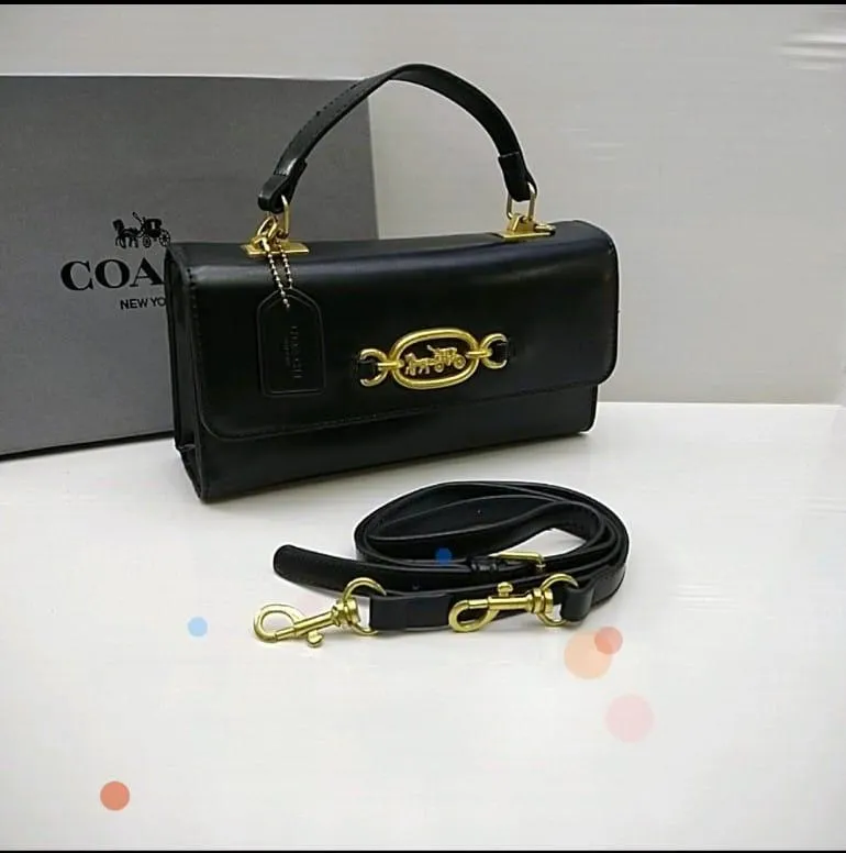 COACH HARLOW TOP HANDLE