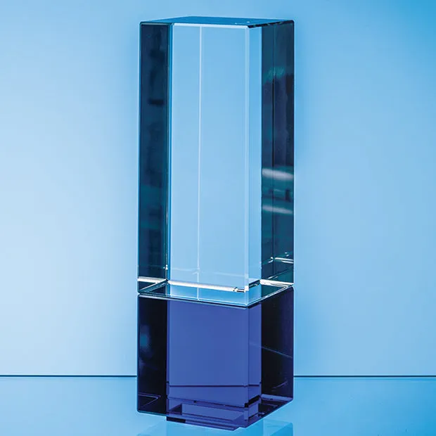 Cobalt Blue Crystal Berkley Column Award