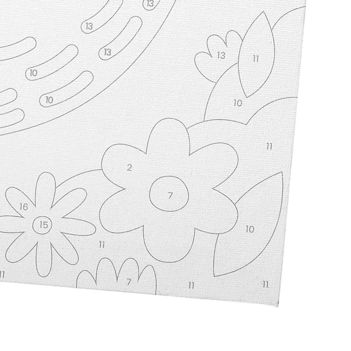 Colorific Canvas Paint by Number Kit - Happy Sloth