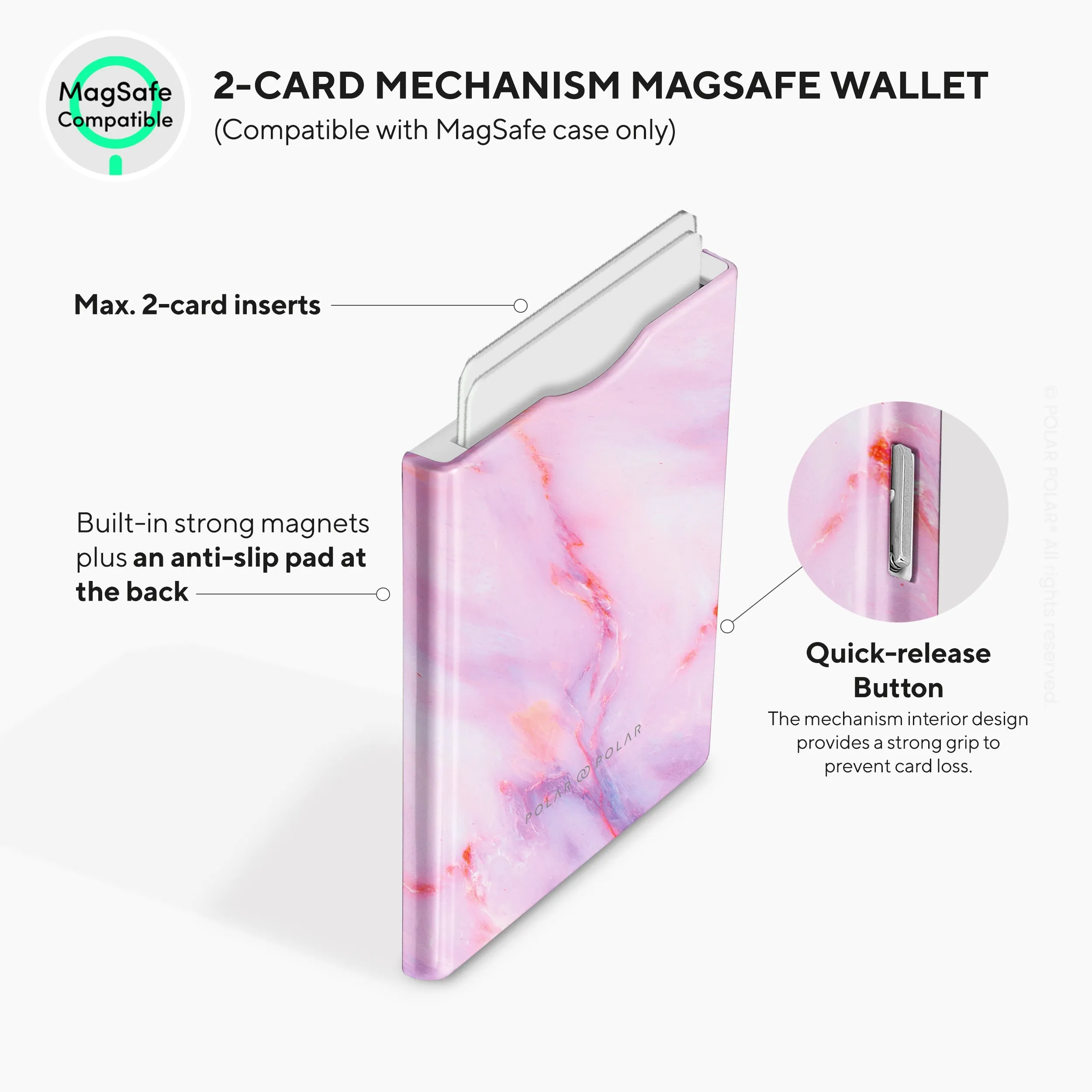 Cotton Candy MagSafe Wallet