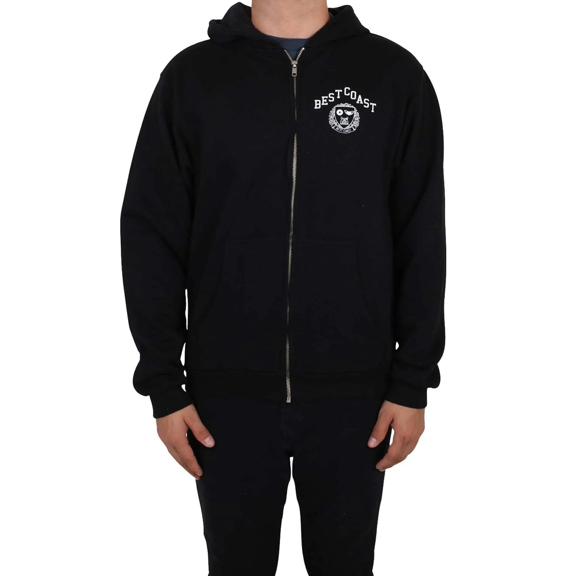 'Crest' Zip-Up Hoodie