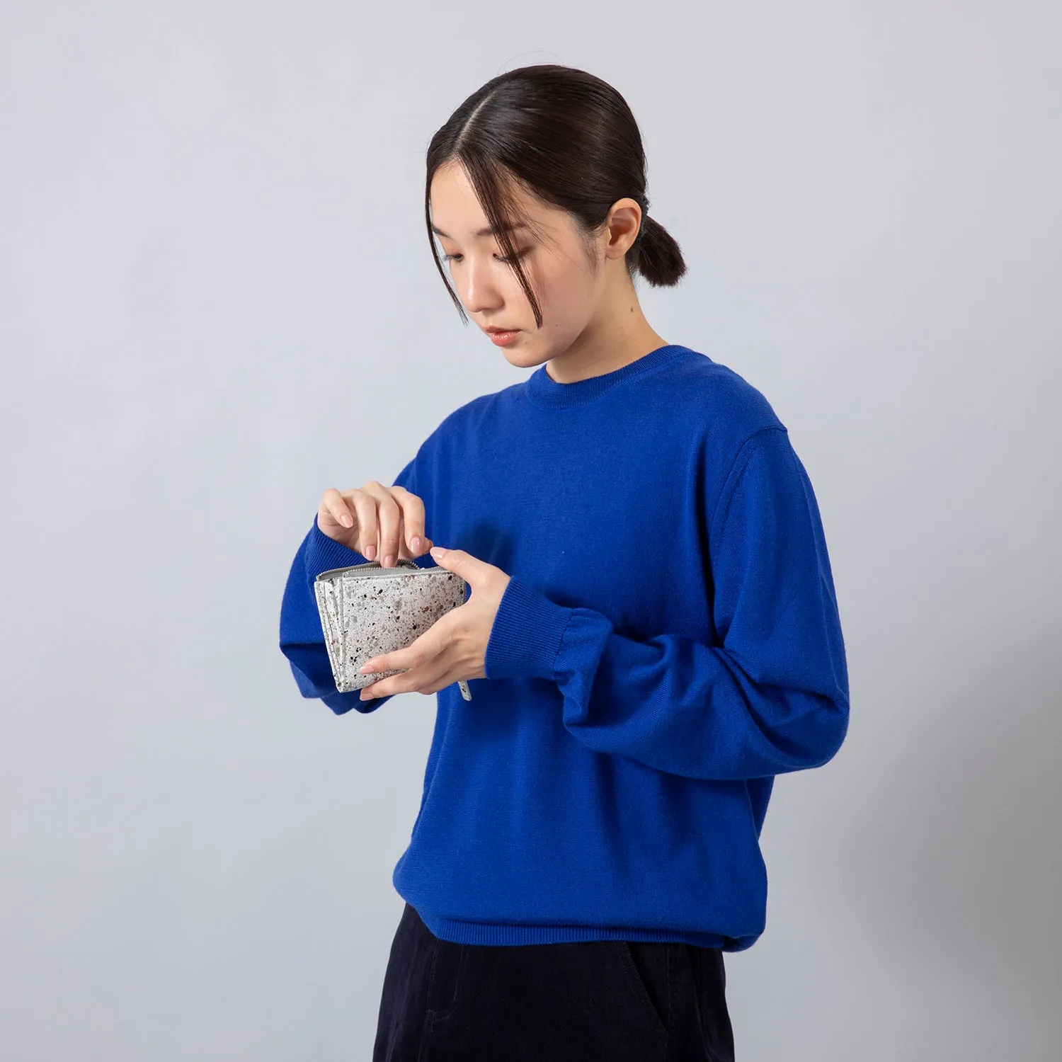 CRONY. | クルニー　【MIKAGE】Half Zip Wallet Small