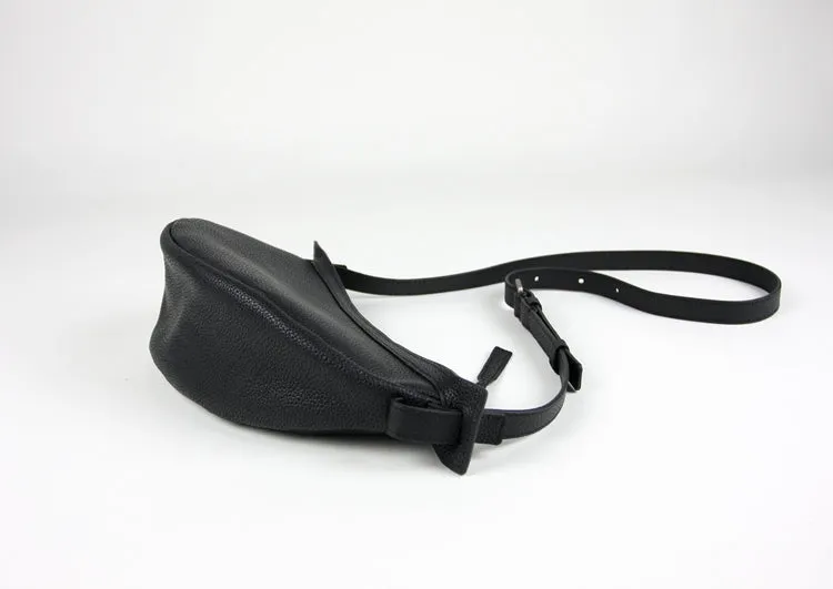 Cute Blue Leather Womens Sling Bag Shoulder Bag Crossbody Saddle Bag for Women