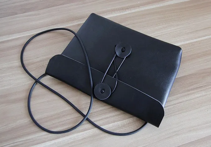 Cute LEATHER WOMEN File SHOULDER BAG Envelope Crossbody Purse FOR WOMEN