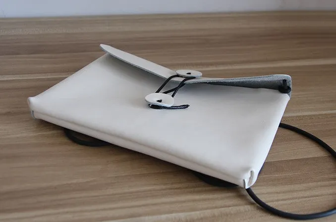 Cute LEATHER WOMEN File SHOULDER BAG Envelope Crossbody Purse FOR WOMEN