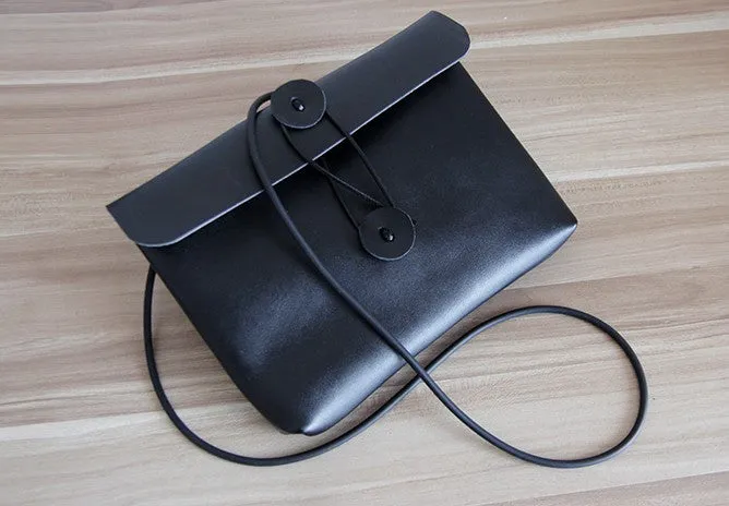 Cute LEATHER WOMEN File SHOULDER BAG Envelope Crossbody Purse FOR WOMEN