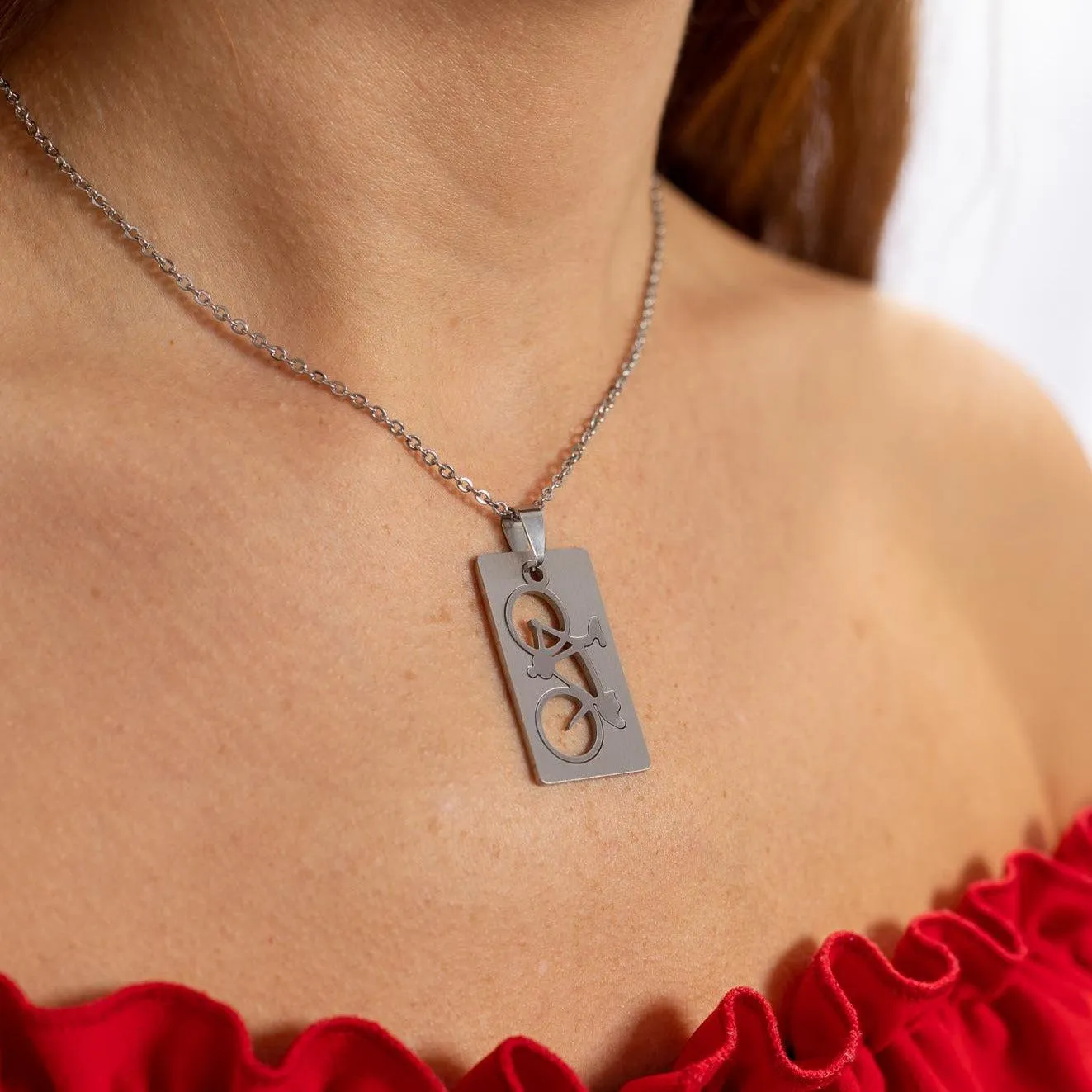 Cycolinks Bicycle Pendant Necklace BOGOF