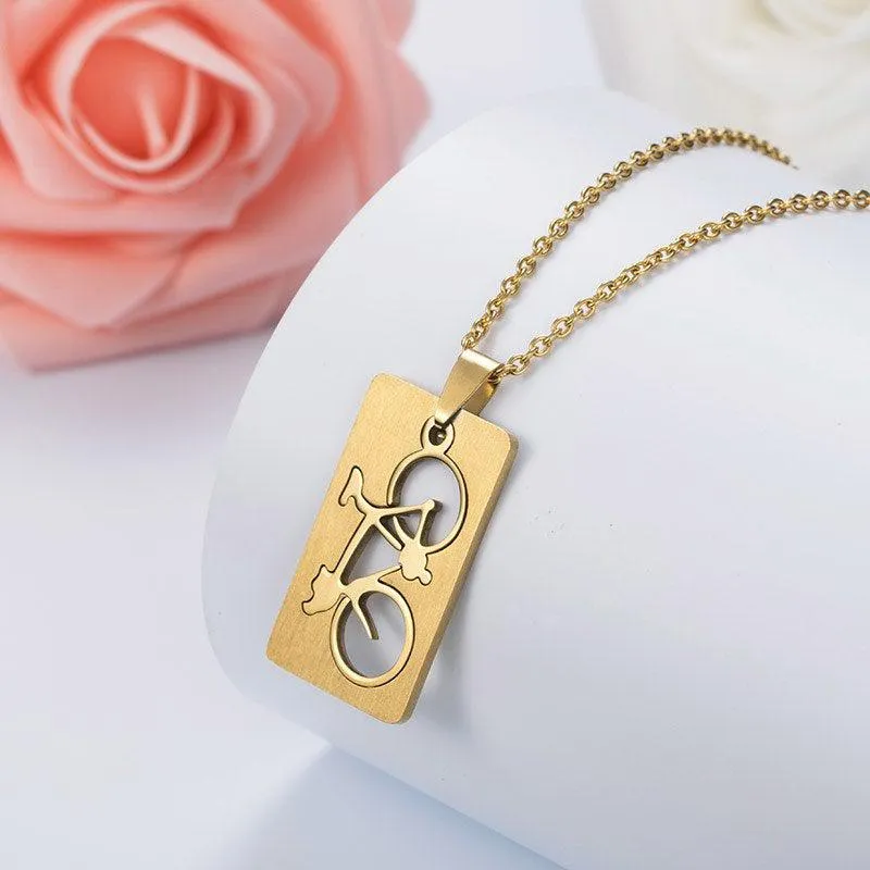 Cycolinks Bicycle Pendant Necklace BOGOF