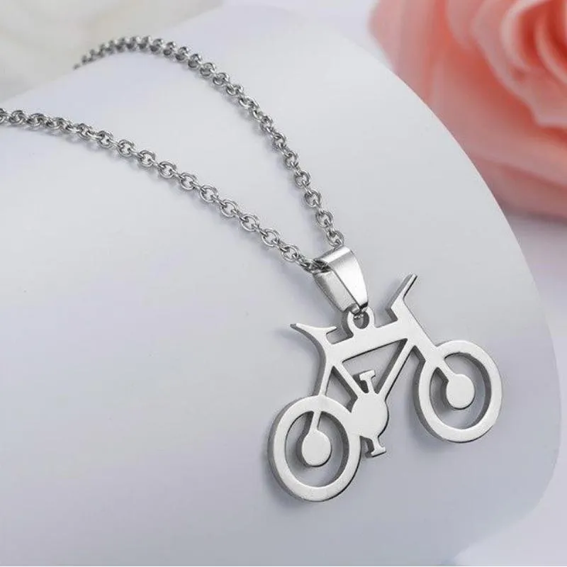 Cycolinks Bicycle Pendant Necklace BOGOF