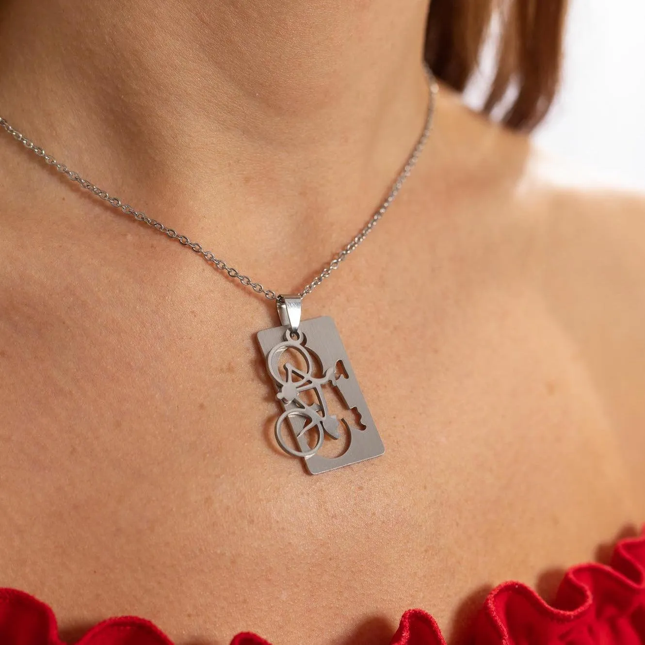 Cycolinks Bicycle Pendant Necklace BOGOF