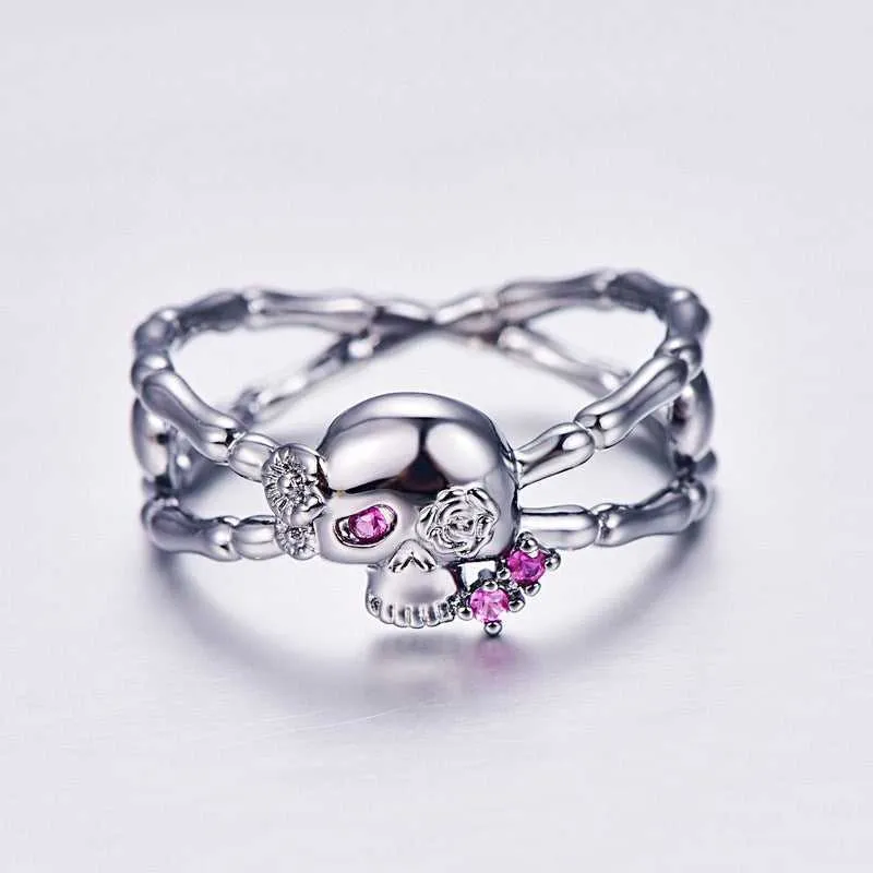 Cycolinks Skull Cross Ring