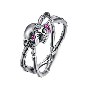 Cycolinks Skull Cross Ring