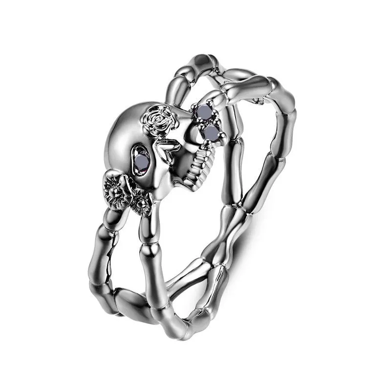Cycolinks Skull Cross Ring