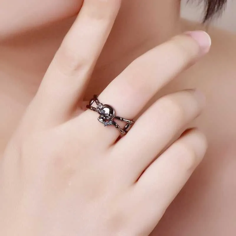 Cycolinks Skull Cross Ring