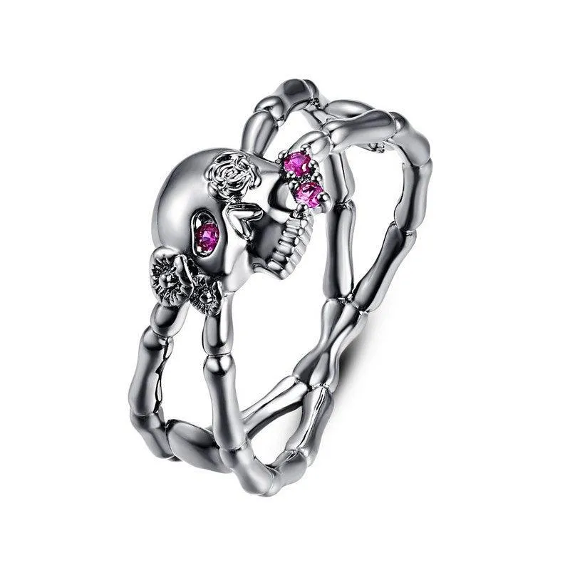 Cycolinks Skull Cross Ring