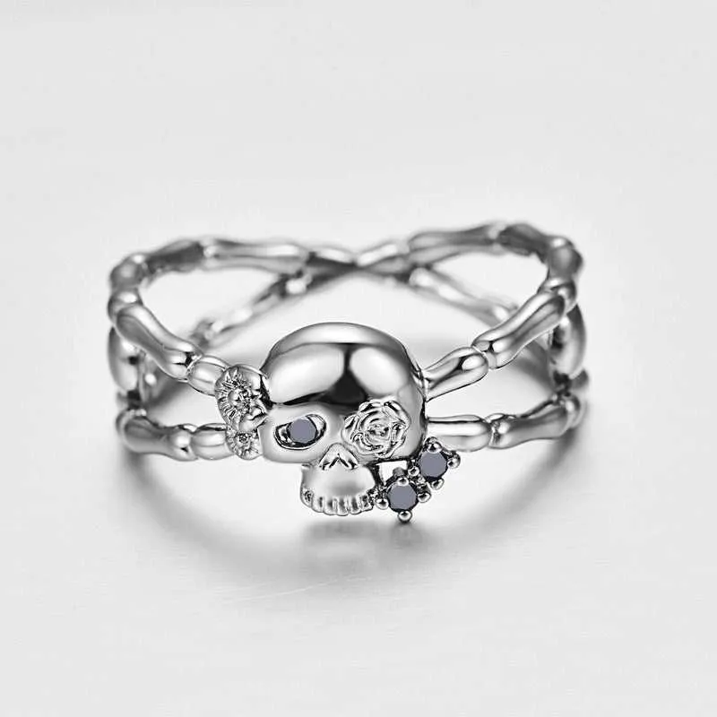 Cycolinks Skull Cross Ring