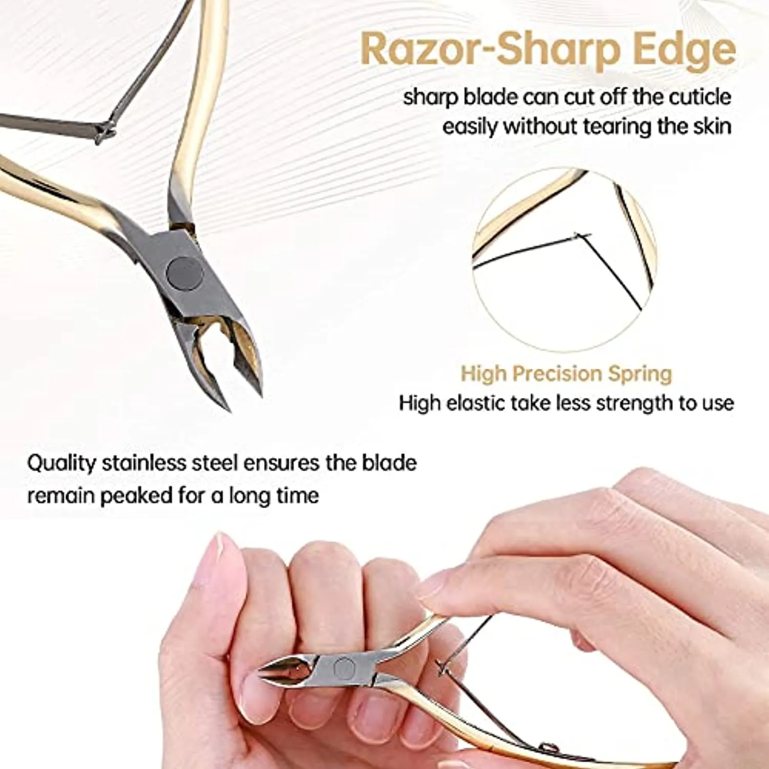 Delanie Nail Drill Machine (White) & Acrylic Nail Clipper, Trimmer & Cuticle Pusher Set
