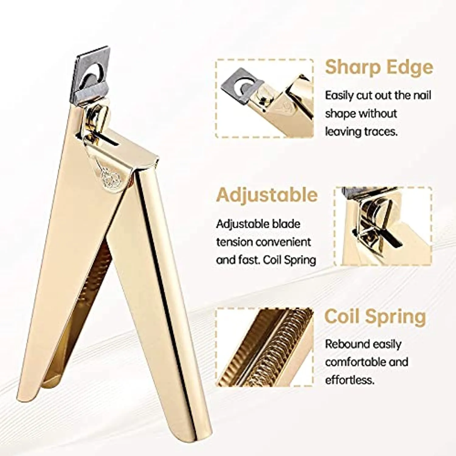 Delanie Nail Drill Machine (White) & Acrylic Nail Clipper, Trimmer & Cuticle Pusher Set
