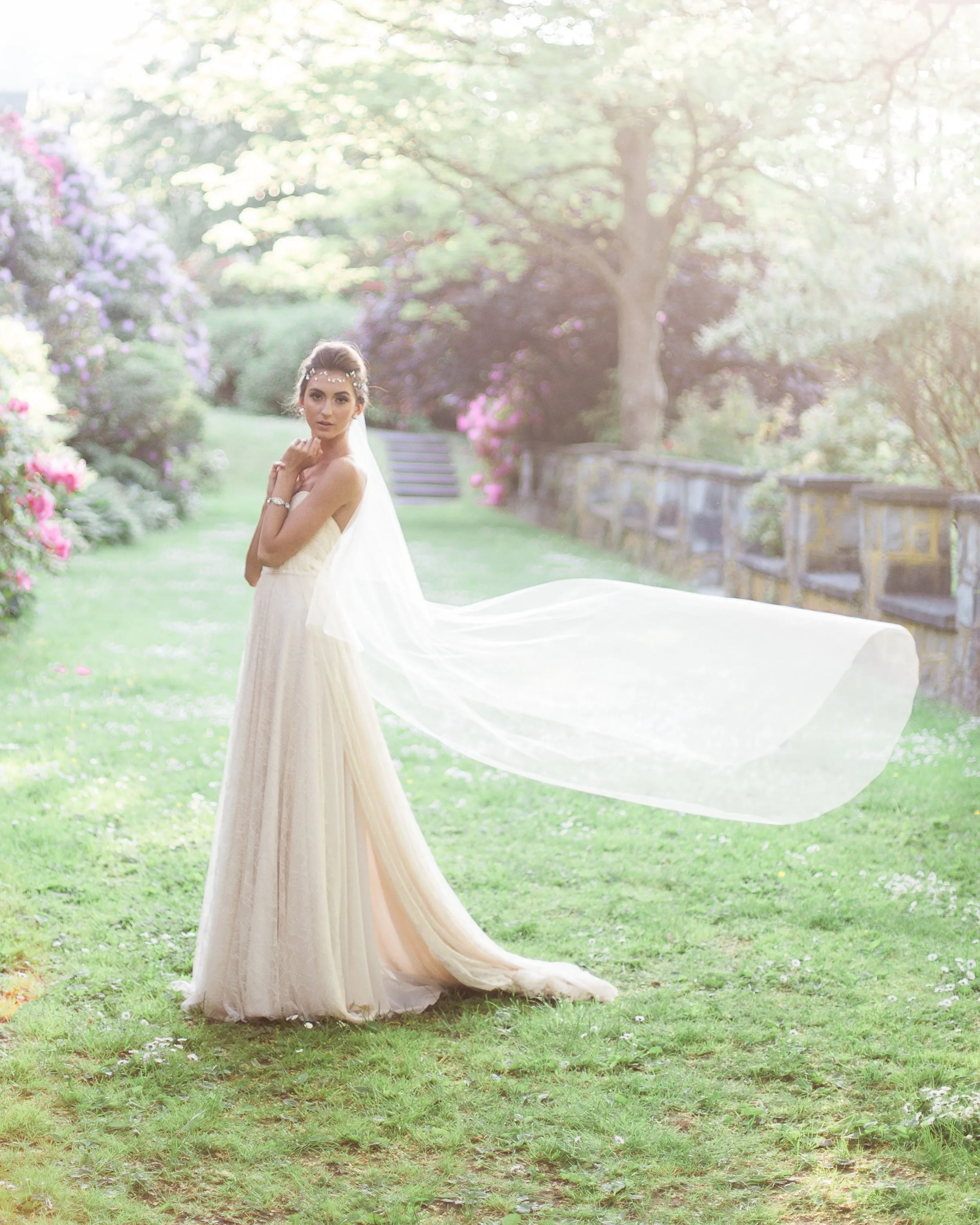 Delphine Circular Chapel Veil
