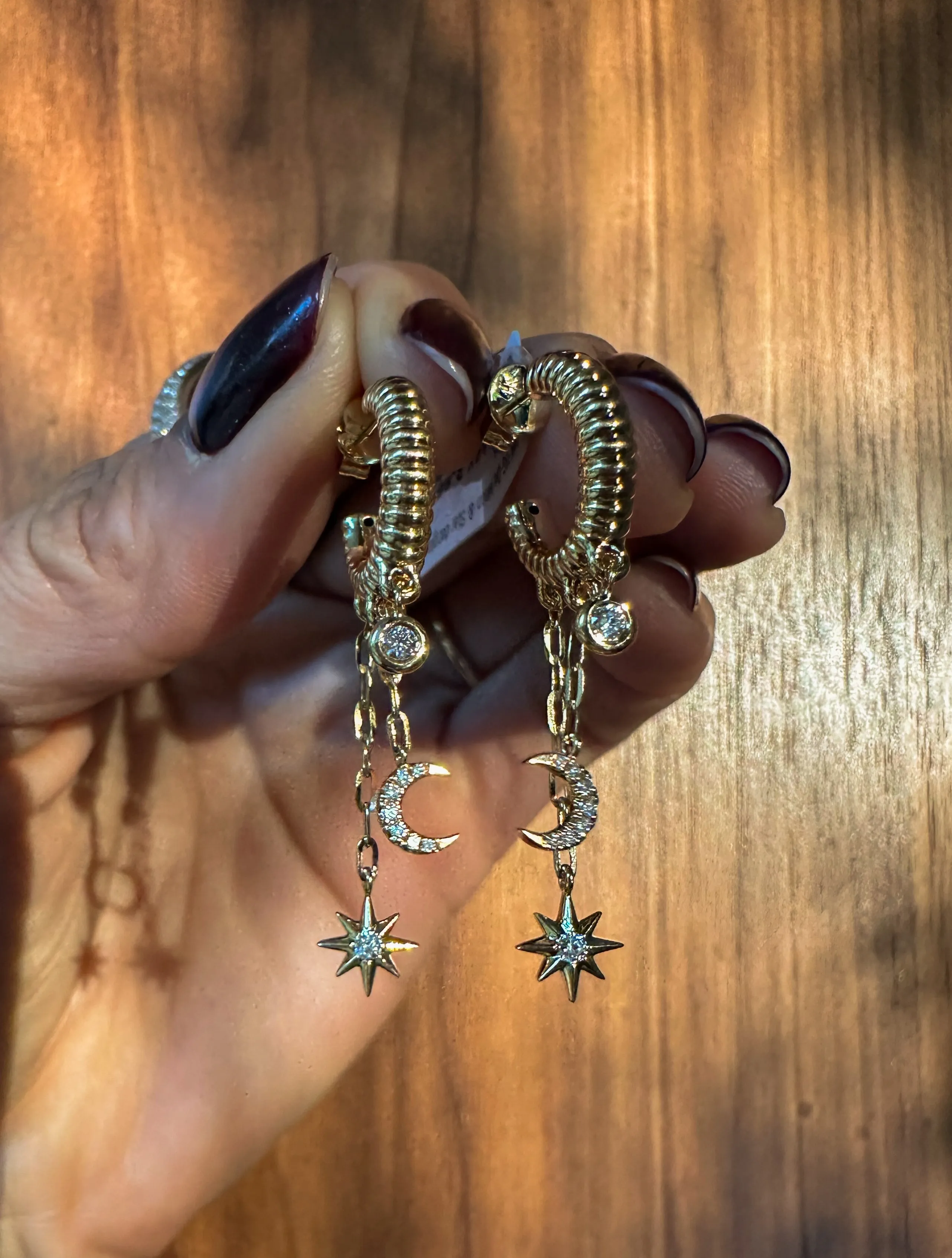 Diamond Galaxy Earrings