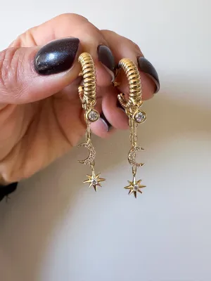 Diamond Galaxy Earrings
