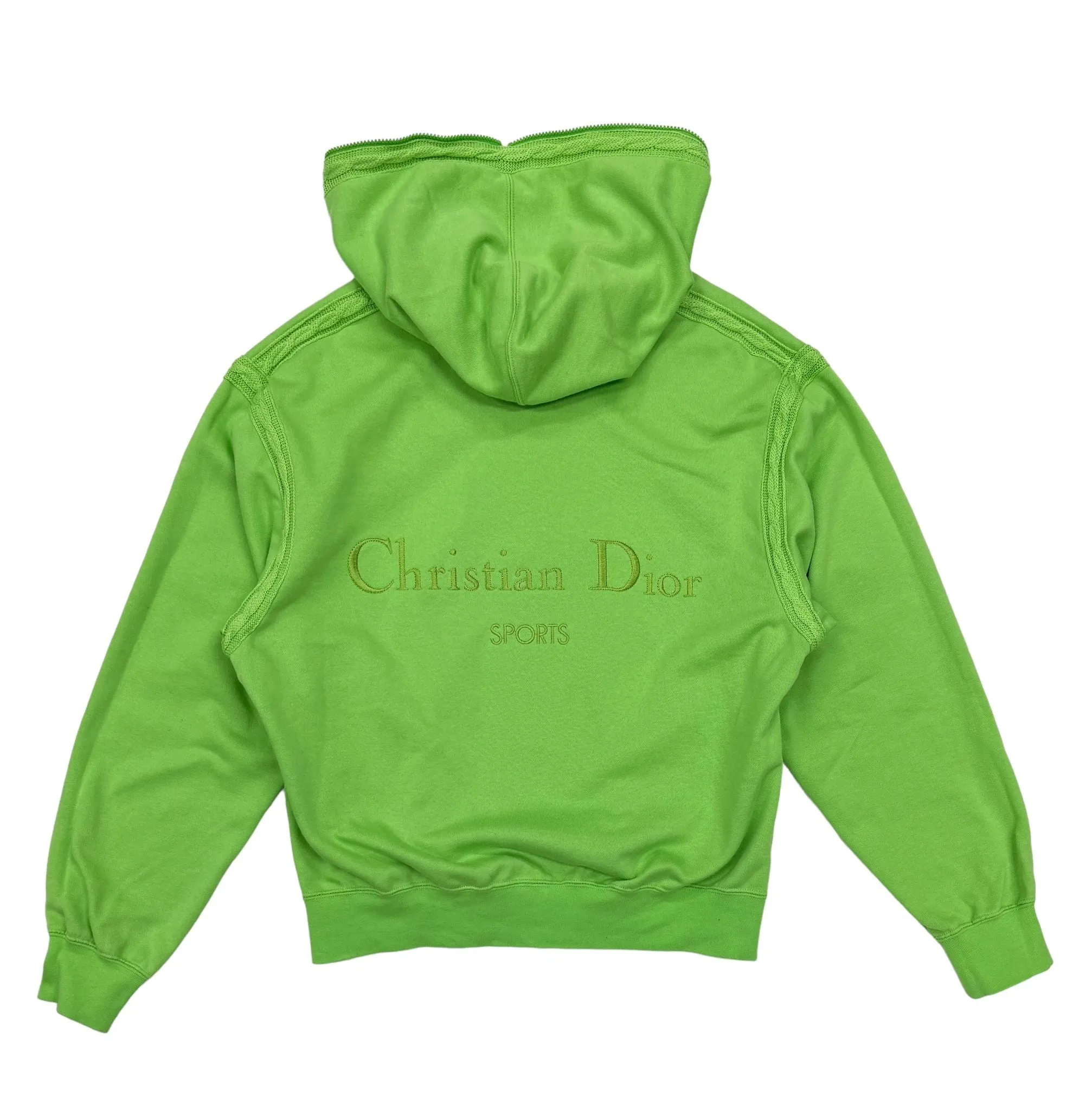 Dior Sport Green Logo Zip Up