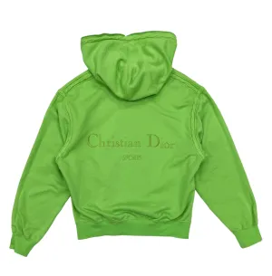 Dior Sport Green Logo Zip Up