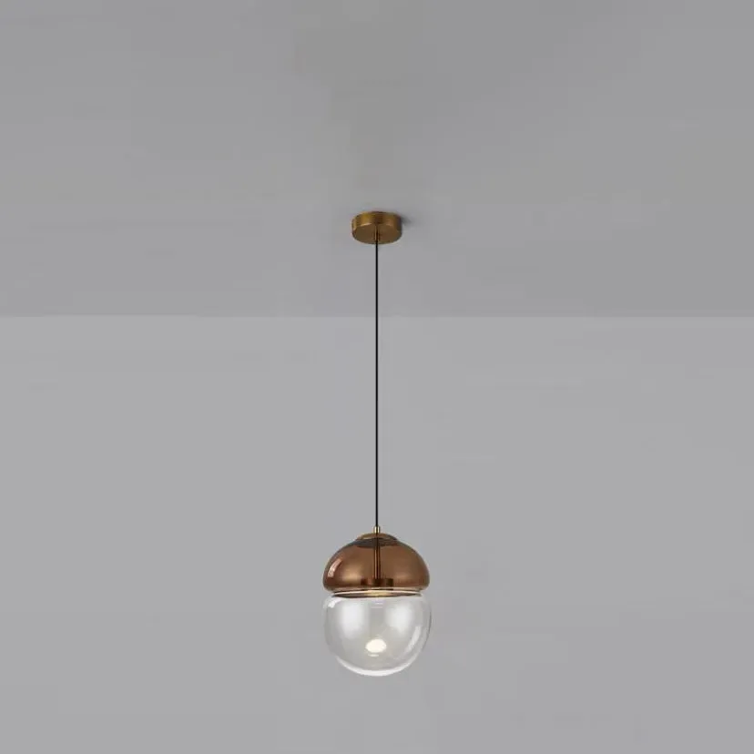 Divided Dual Color Glass Pendant Lamp
