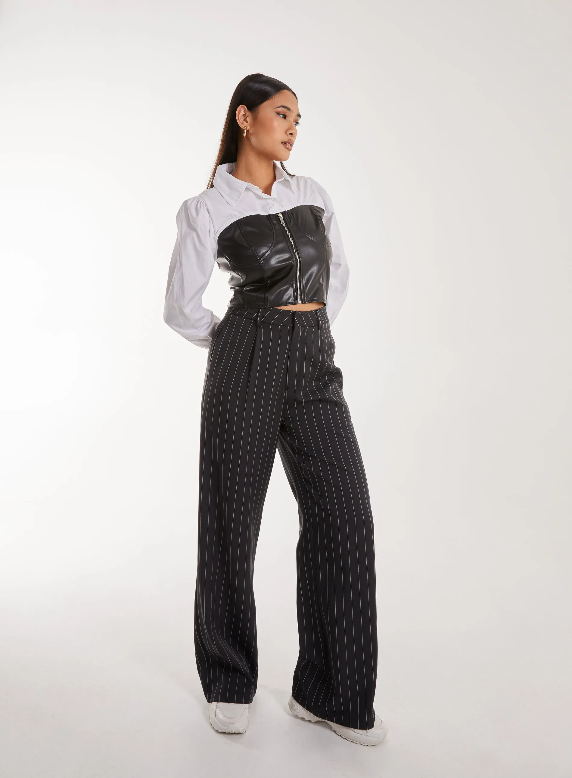 Double Layer Corset Shirt
