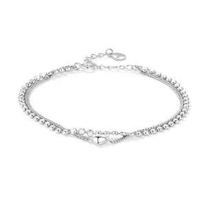 Double Layer Heart Adjustable Bracelet