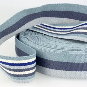 Double Sided Striped Strapping , 40mm, Blue-Multi-- Products from Abroad