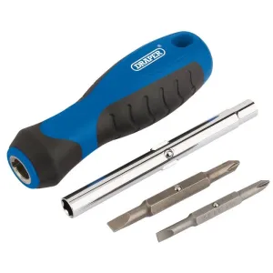 Draper Screwdriver Set 6-In-1 Multi-Tip 63672