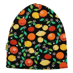 DUNS Citrus - Black - Double Layer Beanie Hat