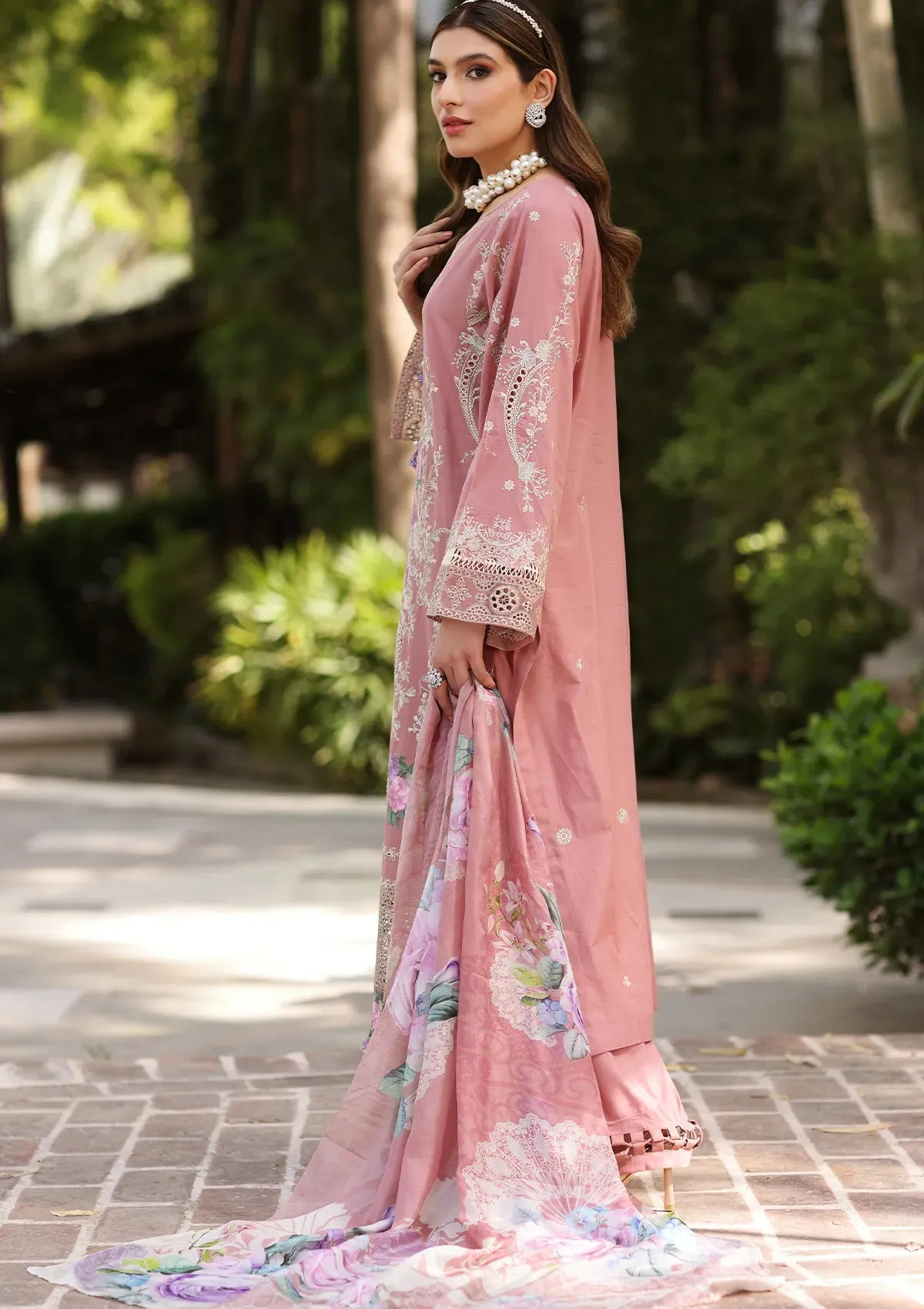 ECF-11B GISELLE |  Elaf Premium festive Chikankari collection2023