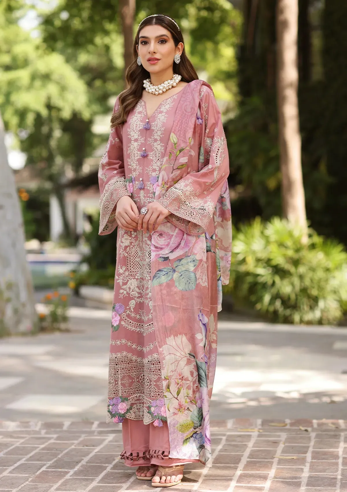 ECF-11B GISELLE |  Elaf Premium festive Chikankari collection2023