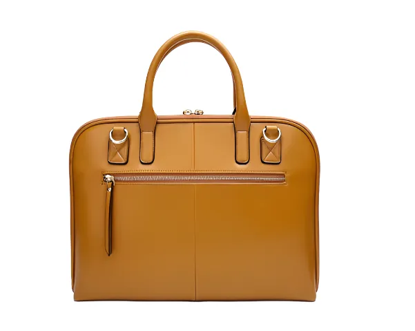 ElegancePro Women's Leather Briefcase - Stylish & Professional Organizer