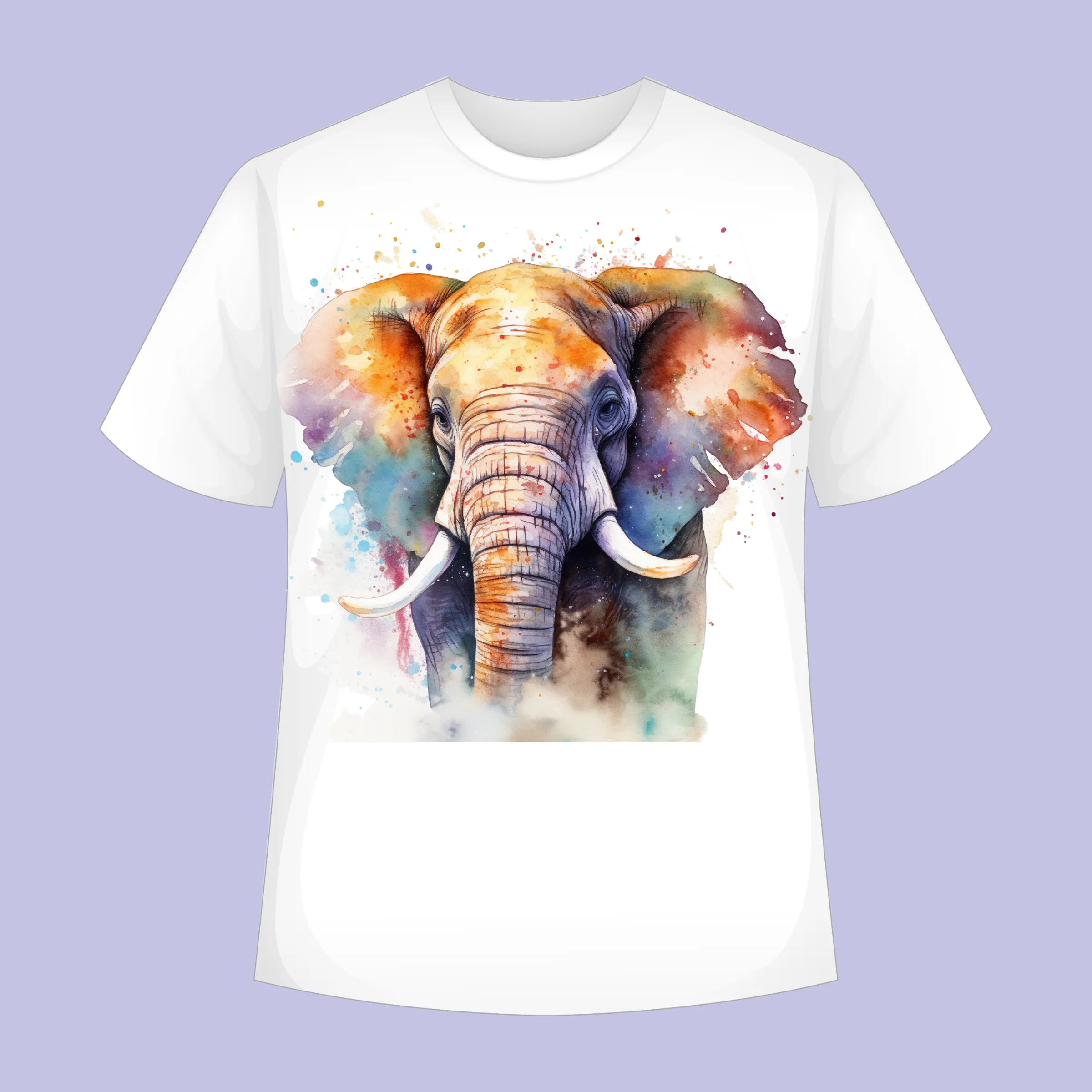 Elephant Canvas Art Printable Digital Art (36x36) ELE001