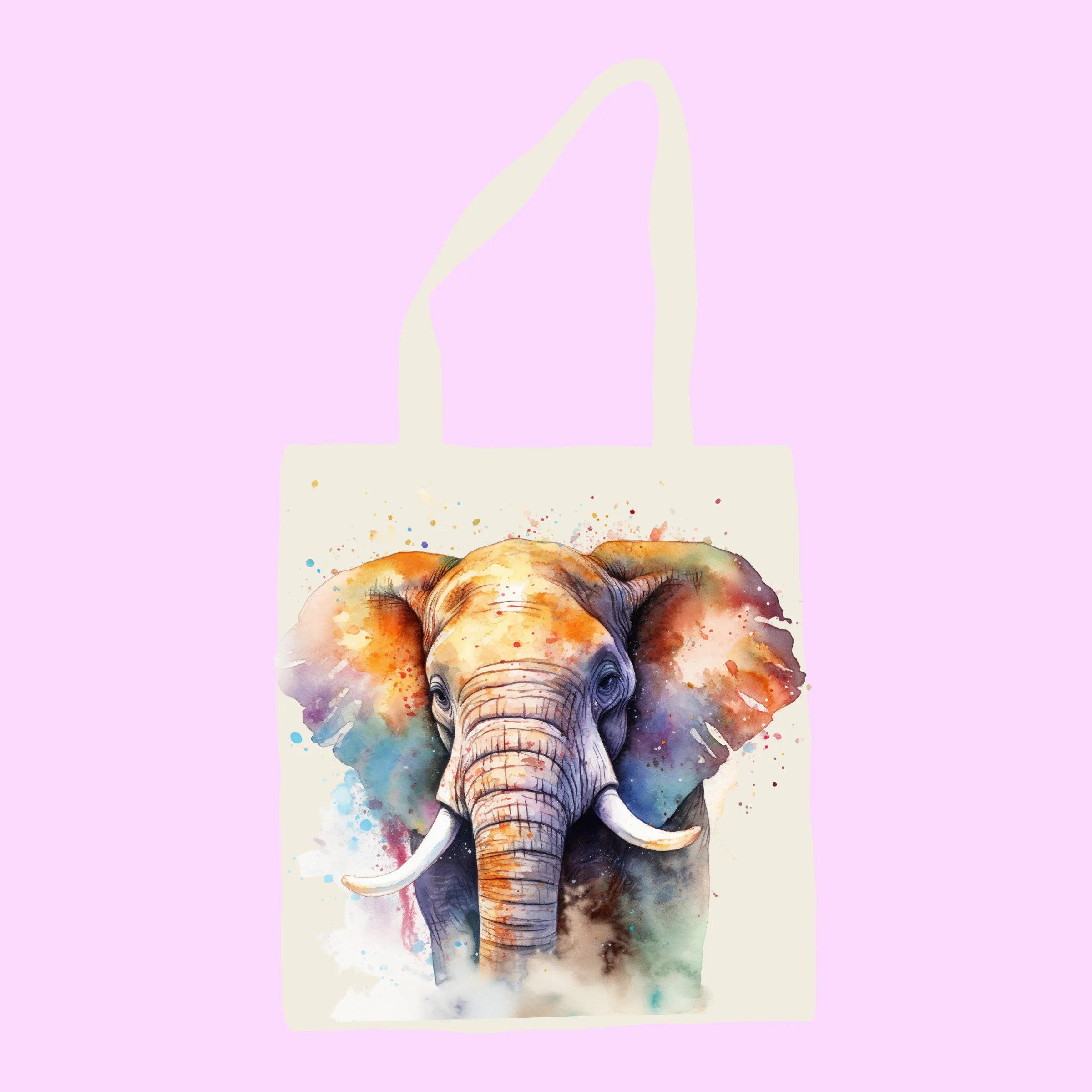 Elephant Canvas Art Printable Digital Art (36x36) ELE001
