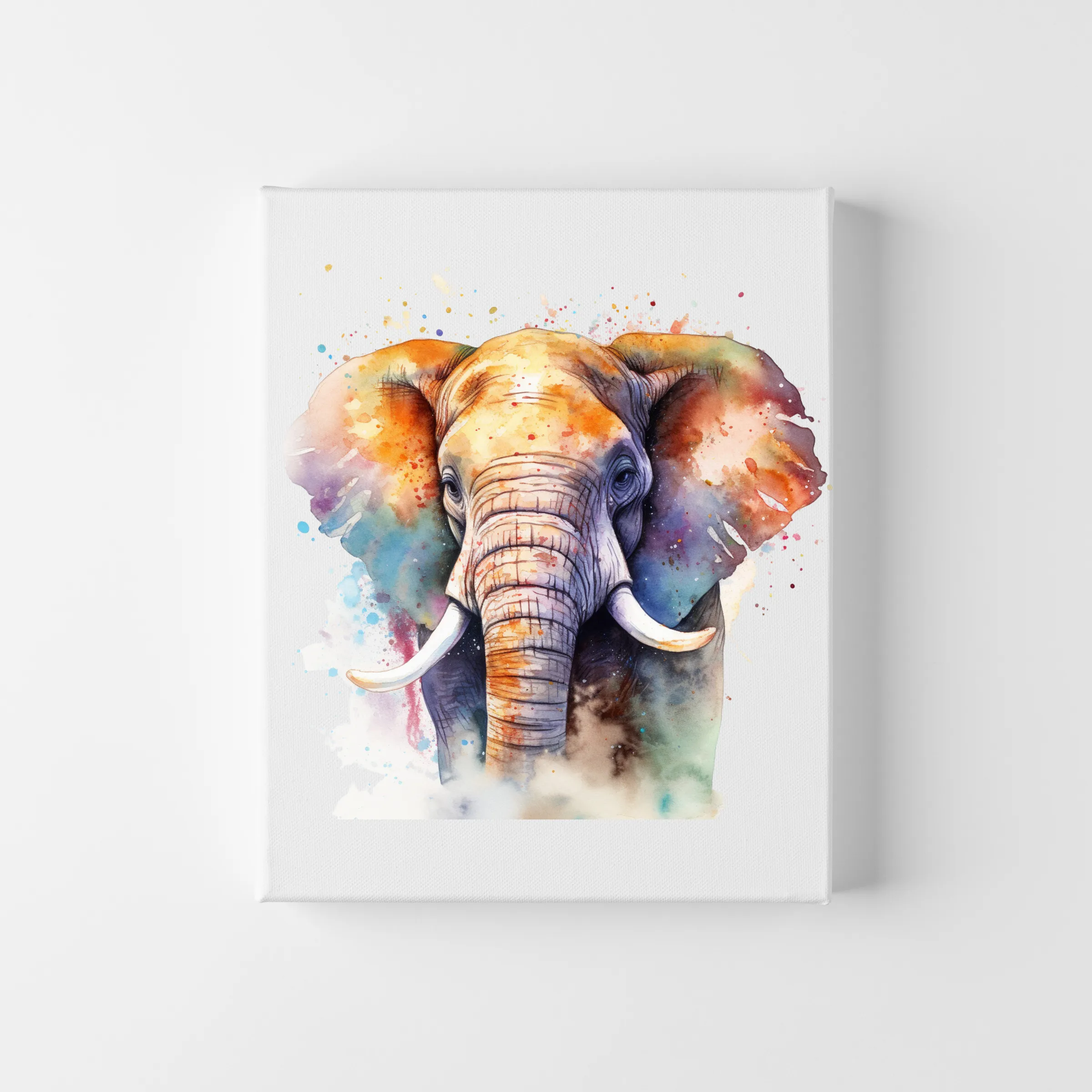 Elephant Canvas Art Printable Digital Art (36x36) ELE001