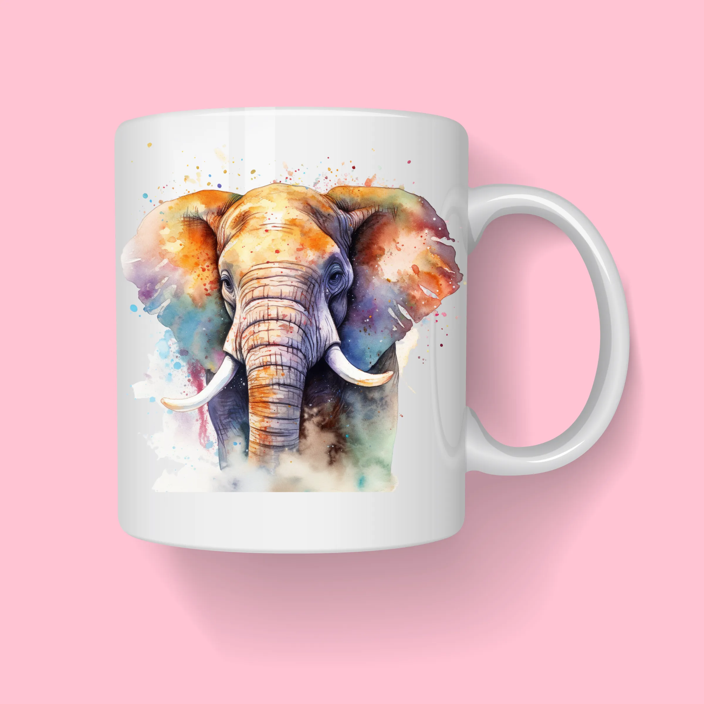 Elephant Canvas Art Printable Digital Art (36x36) ELE001
