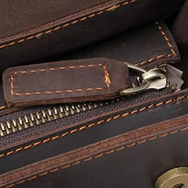 Emissary Sleek Leather Briefcase - Professional & Elegant