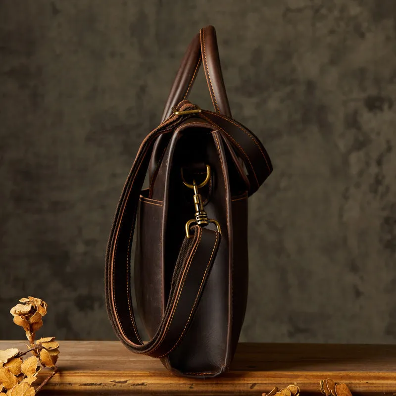 Emissary Sleek Leather Briefcase - Professional & Elegant